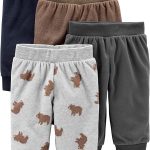 Simple Joys by Carter's Baby Boys' Fleece Pants, Pack of 4